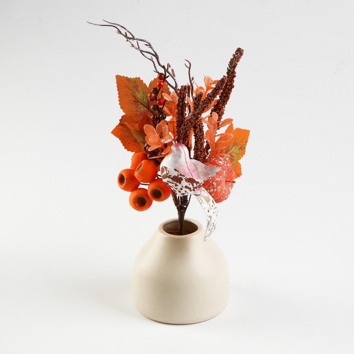 Декор на палочке &laquo;Птичка осенью&raquo;, 10&times;17&times;33 см