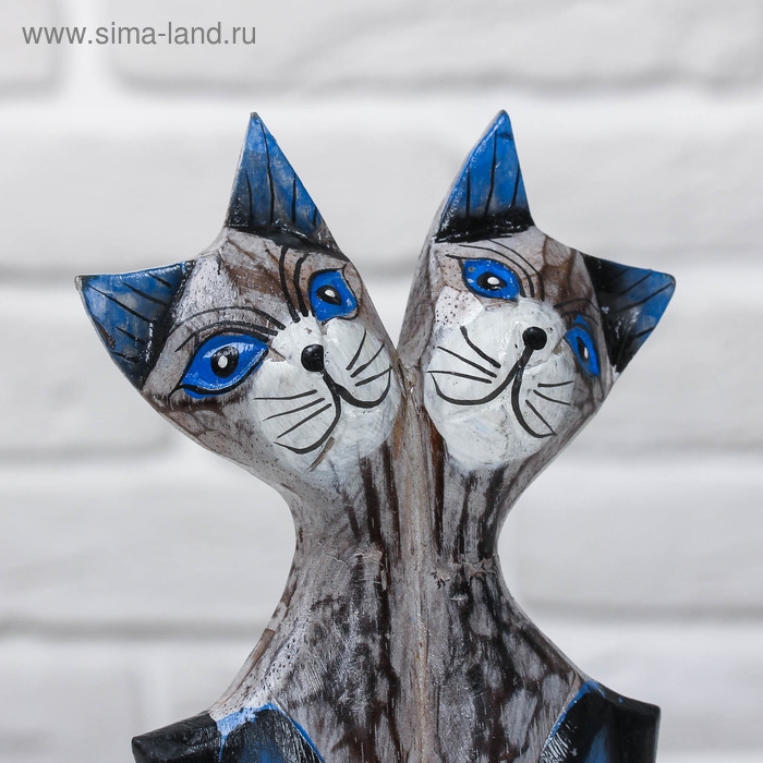 Сувенир дерево "Милые кошечки" 2,5х9х15 см