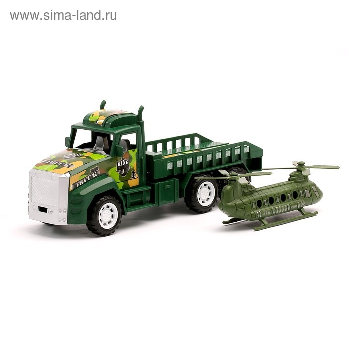 Грузовик инерционный &laquo;Перевозчик&raquo;, с техникой