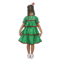 Карнавальный костюм «Ёлочка искристая», кокошник, платье ярусами, р. 32, рост 122-128 см Карнавальный костюм «Ёлочка искристая», кокошник, платье ярусами, р. 32, рост 122-128 см