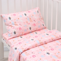 Комплект постельного белья LoveLife "Лесные жители" 112*143 см, 60*120+20 см, 40*60 см, сатин, 100% хлопок Комплект постельного белья LoveLife "Лесные жители" 112*143 см, 60*120+20 см, 40*60 см, сатин, 100% хлопок