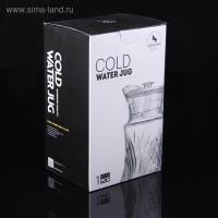 Кувшин «Лия», 1,6 л, 17×12,5×25,5 см, стекло, прозрачный Кувшин «Лия», 1,6 л, 17×12,5×25,5 см, стекло, прозрачный