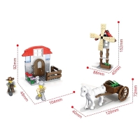 Конструктор Ферма &laquo;Домик на сенокосе&raquo;, 183 деталей