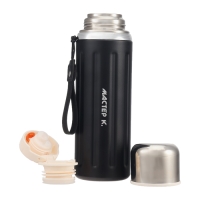 Термос, 800 мл, Гильза "Мастер К", с кружкой, сохраняет тепло до 12 ч