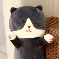 Мягкая игрушка-подушка «Кот», 65 см, цвет серый Мягкая игрушка-подушка «Кот», 65 см, цвет серый