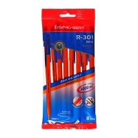 Набор ручек шариковых ErichKrause R-301 Orange Stick, 8 штук, узел 0.7 мм, цвет чернил синий Набор ручек шариковых ErichKrause R-301 Orange Stick, 8 штук, узел 0.7 мм, цвет чернил синий