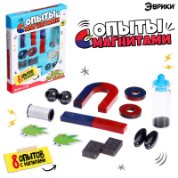 Набор для опытов «Опыты с магнитами, 8 опытов» Набор для опытов «Опыты с магнитами, 8 опытов»