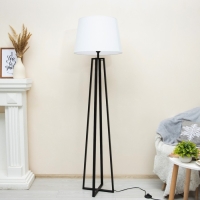 Торшер 19084/1 E27 40Вт черный 40х40х170 см