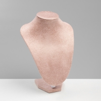 Бюст для украшений, 16&times;11&times;21 см, цвет розовый