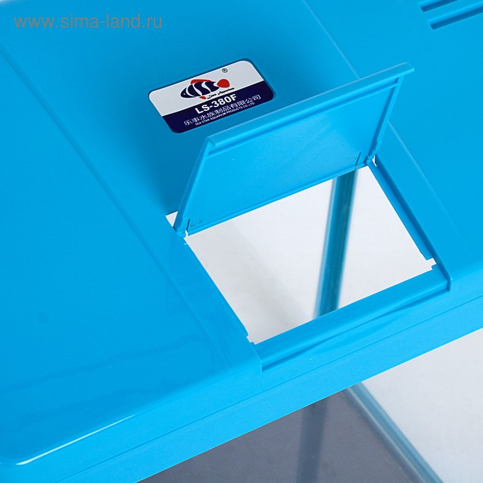 Аквариум SeaStar LS-380F в комплекте: LED-лампа, фильтр, 30 л, голубой