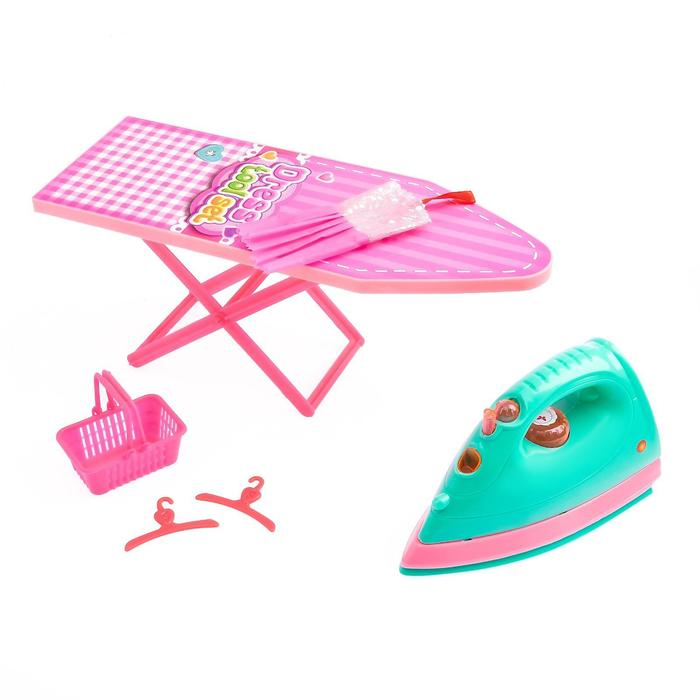 Набор для глажения &laquo;Доска и утюг&raquo;, со световыми и звуковыми эффектами, МИКС