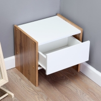 Тумба Ксения, без ящика, 42,5 х 33,5 х 39,5, дуб вотан / белый