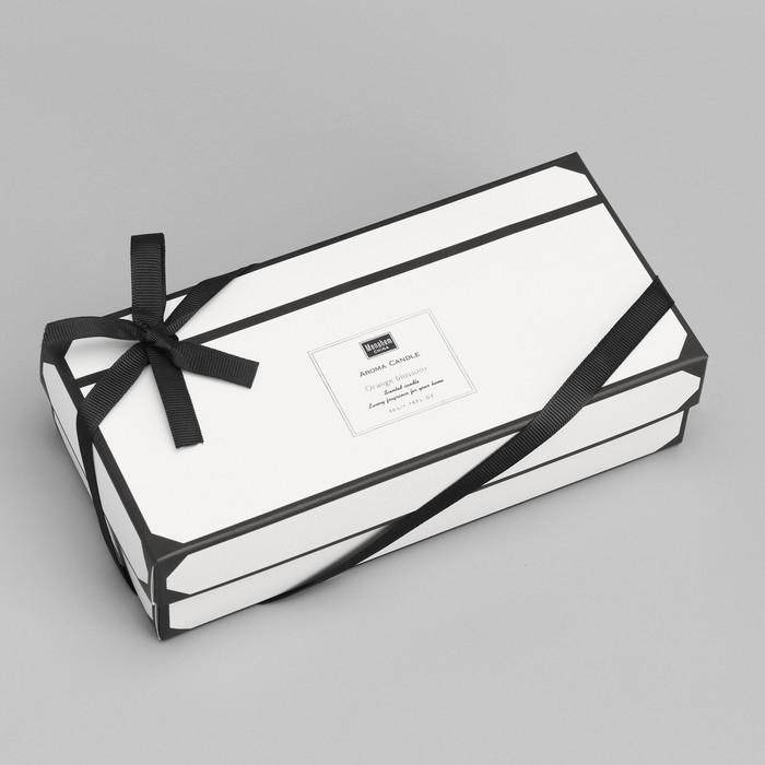 Набор свечей ароматических Набор свечей ароматических "Aroma Candle", цветок апельсина, 3 шт