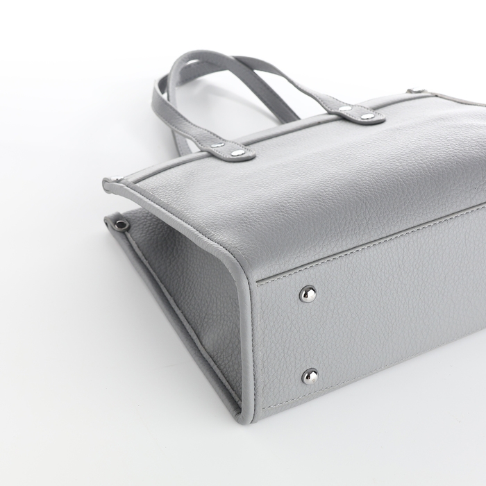 Сумка женская на молнии, TEXTURA, средний размер, цвет серый Сумка женская на молнии, TEXTURA, средний размер, цвет серый