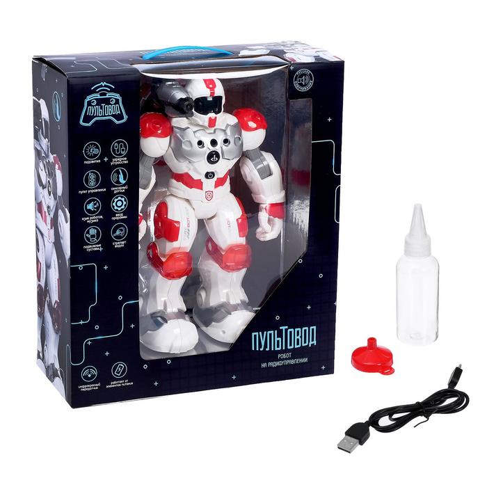 Робот радиоуправляемый, интерактивный &laquo;Огнеборец&raquo;, стреляет водой, работает от аккумулятора