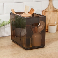 Контейнер для хранения без крышки OPTIMA, 10.6 л, 16.8&times;30.5&times;24.2 см, цвет коричневый