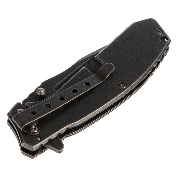 Складной нож Stinger с клипом, 114,3 мм, рукоять: нержавеющая сталь, подарочный бокс Складной нож Stinger с клипом, 114,3 мм, рукоять: нержавеющая сталь, подарочный бокс