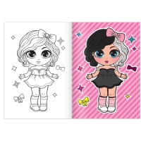 Набор раскрасок «WOW Girls», формат А5, 6 шт. по 12 стр. Набор раскрасок «WOW Girls», формат А5, 6 шт. по 12 стр.