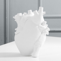 Ваза для цветов &laquo;Сердце&raquo;, белое, 3 х 9 х 20 см.