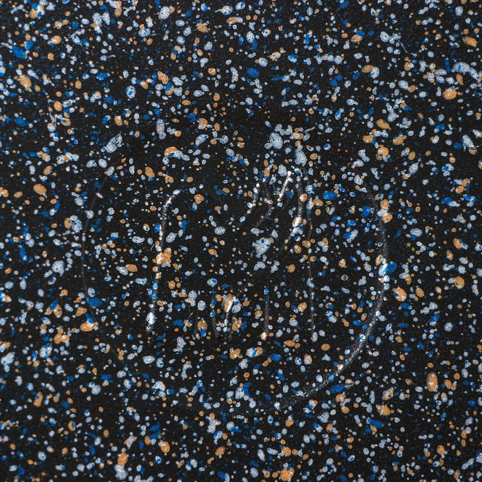 Сковорода &laquo;Гранит Star&raquo;, d=22 см, стеклянная крышка, антипригарное покрытие, тёмно-синий