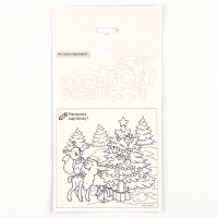 Аппликация стикерами на новый год. Елочные игрушки «Новый год», новогодний набор для творчества Аппликация стикерами на новый год. Елочные игрушки «Новый год», новогодний набор для творчества