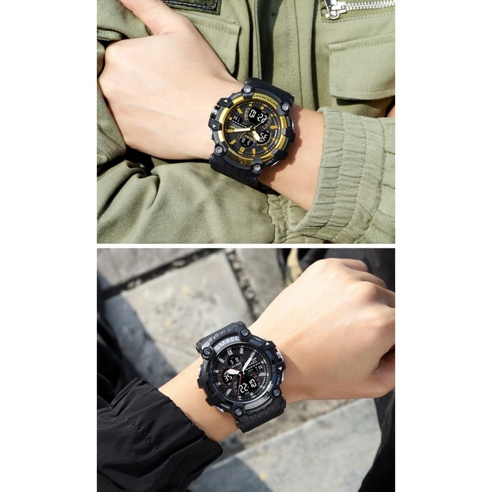 Часы наручные электронные, с будильником, d-5.8 см, ремешок l-26 см, 5 ATM, черный ремешок Часы наручные электронные, с будильником, d-5.8 см, ремешок l-26 см, 5 ATM, черный ремешок