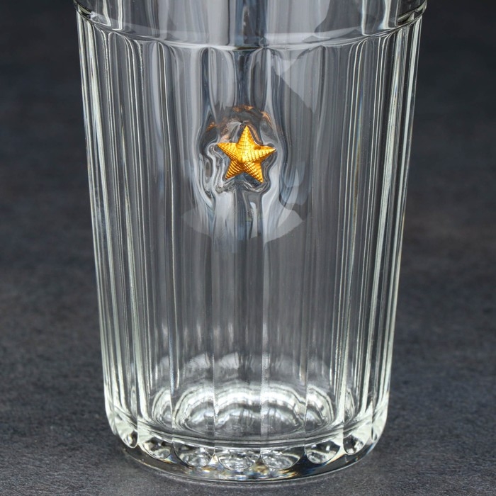 Стакан "Непробиваемый. Мл. Лейтенант", военный, граненый, 250 мл