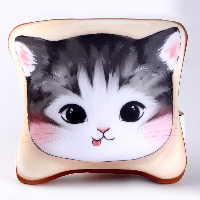 Подушка антистресс &laquo;Котик-хлебушек&raquo;