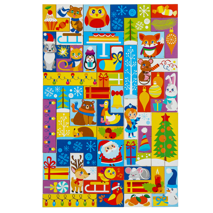 Новогодняя головоломка. Тетрис &laquo;Встречаем Новый год&raquo;