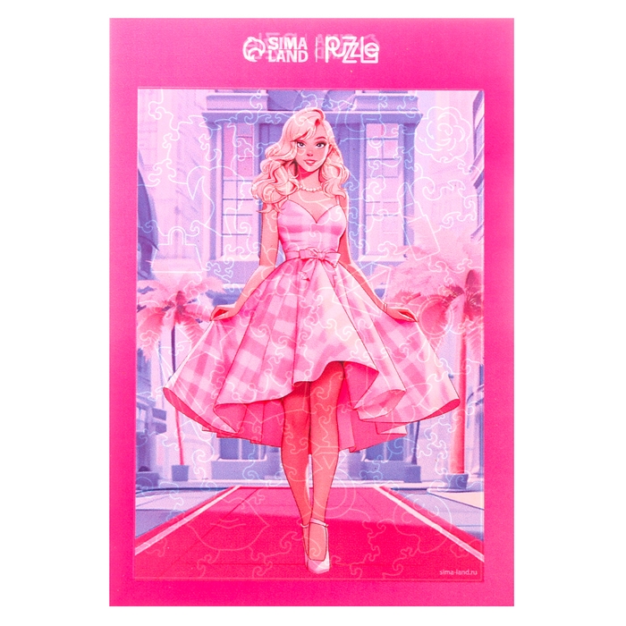 Пазл деревянный фигурный &laquo;Любимая кукла&raquo;, 80 элементов