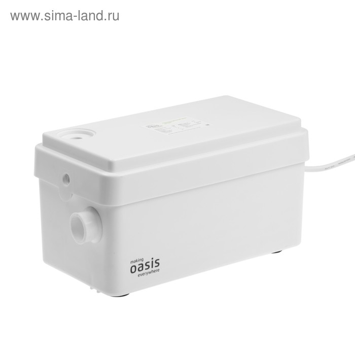 Насос канализационный Oasis SD-250, для раковины, 250 Вт, 80 л/мин, напор 4 м, емкость 3 л Насос канализационный Oasis SD-250, для раковины, 250 Вт, 80 л/мин, напор 4 м, емкость 3 л