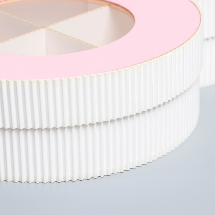 Коробка подарочная, кондитерская упаковка «8 марта» розовая, 22 х 16 х 5 см Коробка подарочная, кондитерская упаковка «8 марта» розовая, 22 х 16 х 5 см