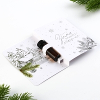 Аромамасло новогоднее на открытке &laquo;Новый год: Счастья в дом&raquo;, 5 мл, аромат свежести