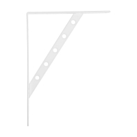 Кронштейн усиленный 350х250 полимер белый,10 шт Кронштейн усиленный 350х250 полимер белый,10 шт