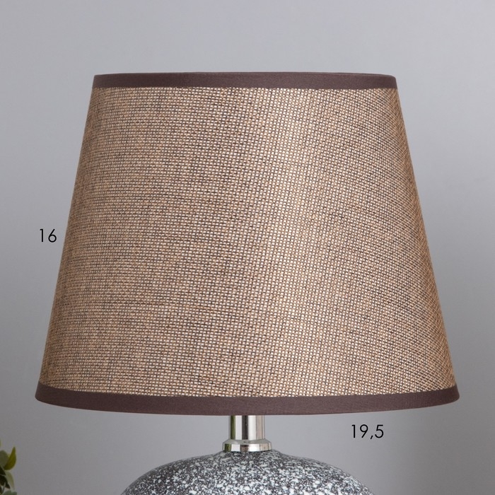 Лампа настольная Лампа настольная "Инес" 1х40Вт Е14 черный 20х20х30см