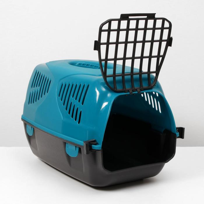 Переноска для животных Переноска для животных "Сириус", 33,5 х 31 х 50 см, цвет бирюзовый