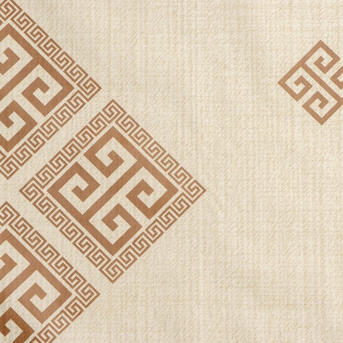 Клеёнка на стол на нетканой основе Доляна &laquo;Афины&raquo;, ширина 140 см, рулон 20 м, цвет коричневый