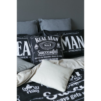 Постельное бельё "Этель" евро Real Man 200х217 см, 240*220 см, 50х70+3 см - 2 шт