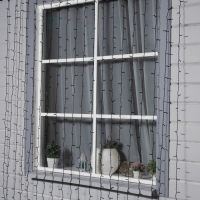 Гирлянда &laquo;Занавес&raquo; 2 &times; 9 м, IP44, УМС, тёмная нить, 1800 LED, свечение белое, 220 В