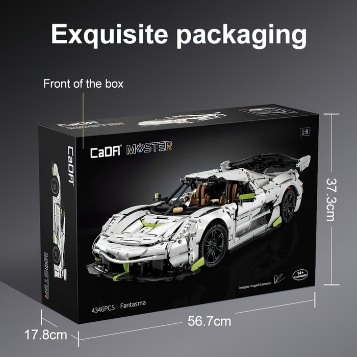 Конструктор Техно &laquo;Спорткар&raquo;, 4346 деталей, масштаб 1:8