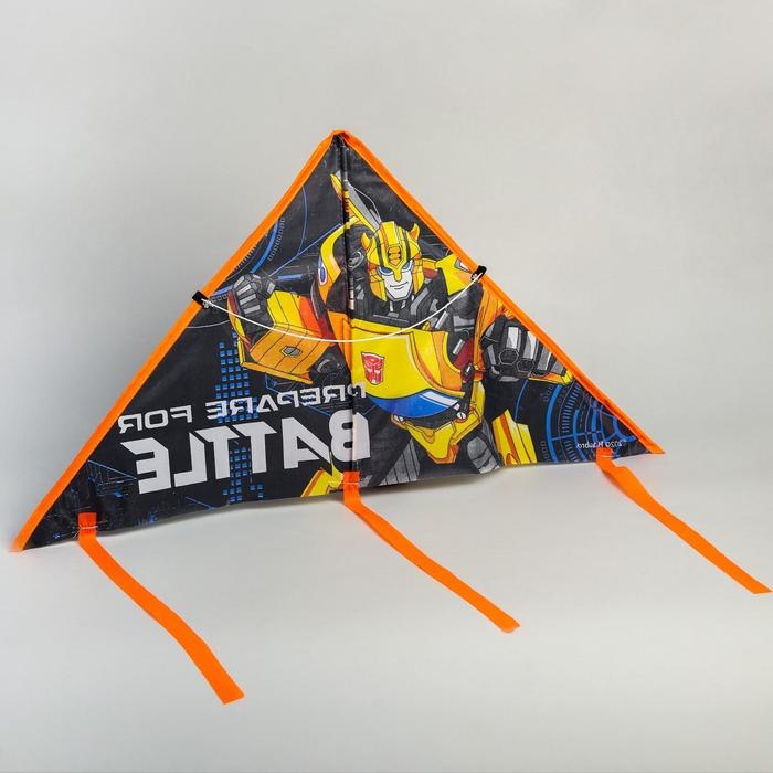 Воздушный змей &laquo;Бамблби&raquo;, Transformers, 50 &times; 80 см, длина лески &mdash; 30 м