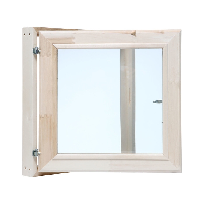 Окно, 50&times;50см, двойное стекло ЛИПА, наружное открывание