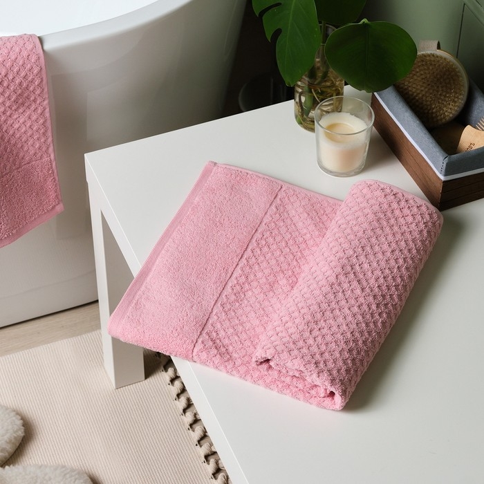 Полотенце махровое LoveLife Полотенце махровое LoveLife "Silky dream" 50х90 см, розовый, 100% хлопок, 400 гр/м2
