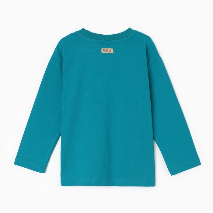 Лонгслив детский MINAKU, цвет бирюзовый, рост 146 см Лонгслив детский MINAKU, цвет бирюзовый, рост 146 см