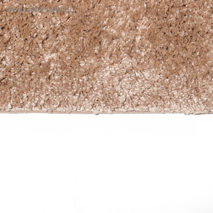 Ковёр Фризе &laquo;Шегги&raquo;, цвет светло-кофейный, 160х230 см