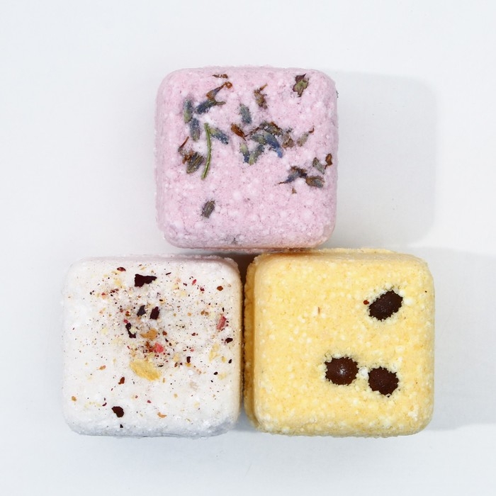 Подарочный набор косметики &laquo;Самой нежной&raquo;, бомбочки для ванны с добавками 3 х 70 г, ЧИСТОЕ СЧАСТЬЕ