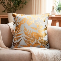 Наволочка декоративная Этель &laquo;Гербарий&raquo; 42 х 42 см, велюр