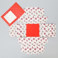 Коробка-фоторамка подарочная складная, упаковка, &laquo;Люблю тебя&raquo;, 14 х 14 х 8 см