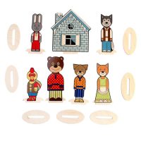 Набор персонажей сказки &laquo;Заюшкина избушка&raquo;