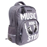 Рюкзак молодежный Bruno Visconti 40 x 30 x 17 см, Music, пенал в подарок